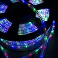 thumbnail image 4 of Ainfox 110V 100 Ft. 2 Wire Led Rope Lights Strip Christmas Lights Waterproof Indoor Outdoor Use for Backyard Party Christmas Thanksgiving Decoration(Colorful), 4 of 7