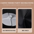 thumbnail image 2 of 5 globos de dados de aluminio para decoración de fiestas temáticas de casino., 2 of 5