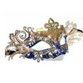 thumbnail image 3 of Women Luxury Costume Rhinestone Masquerade Mask Halloween Mardi Gras Cosplay Party, 3 of 4