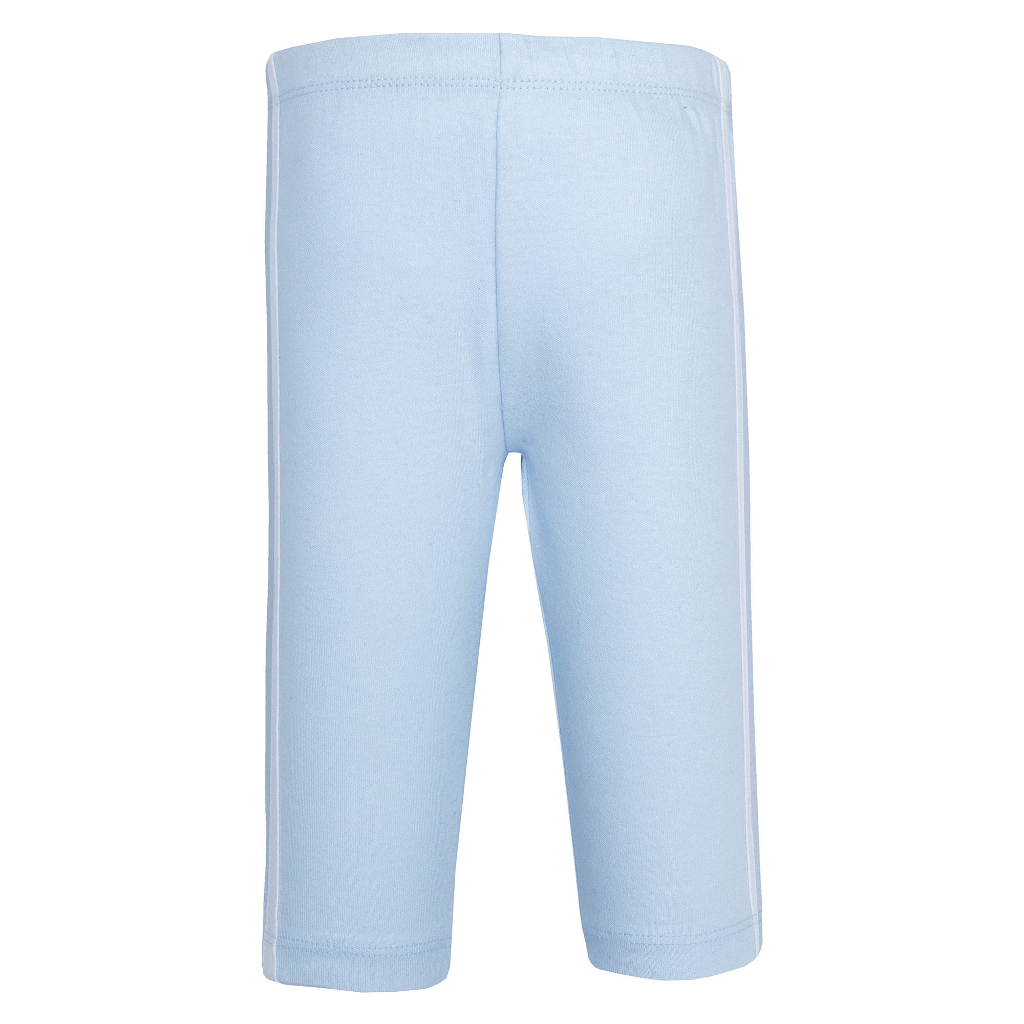 Hudson Baby Boy Cotton Pants and Leggings, Lt Blue Navy, 4T