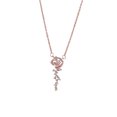 thumbnail image 1 of Qarigey Collar rosa portátil duradero fino fácil de combinar colgante delicado lujoso cómodo joyería mujeres niños boda Ropa, zapatos y accesorios Miscelánea Qarigey AP014755-01, 1 of 6