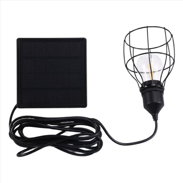 Lámpara Solar para Jardín, Lámpara de Camping Impermeable, Linterna Retro, Luz Cálida, Adecuada para Cobertizos, Graneros y Jardines