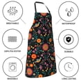 thumbnail image 6 of Rateoe Mexican Flower And Birds Aprons with Pocket,Men Womens Aprons Waterproof Adjustable Cooking Aprons for Kitchen Gardening and Salon, 6 of 7