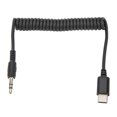 thumbnail image 3 of Cable adaptador de audio para micrófono en vivo PULUZ TRRS macho de 3,5 mm a tipo C macho con resorte en espiral, 3 of 14