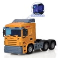 thumbnail image 2 of Inertial Container Trailer Truck Toys 1:64 Alloy Container Car Model Pull Back Car Toy for Gift Collection, 2 of 7