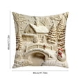 thumbnail image 5 of KFUIRDE Christmas-Printed Cushion Cover 18x18in, 3D Printed Sofa Pillow with Festive Christmas Theme, Decorative Cushion Case for Couch Living Room, Xmas Holiday Home Decor C, 5 of 5