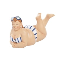 Beachcombers SS-BCS-20412 Resin Beach Lady on Tummy