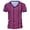 Blue, variant on European Striped Men Casual Sports V Neck Short Sleeve Tennis T Shirt Comfortable Fitness Summer Trend Tee