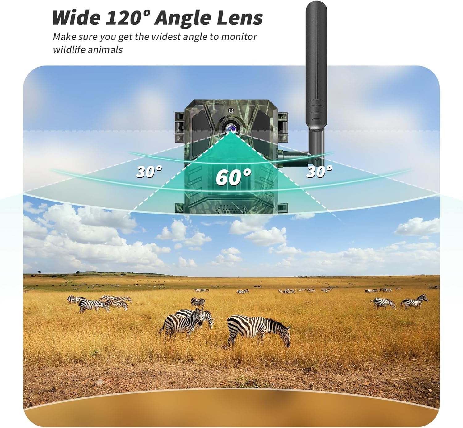 SEHMUA Trail Camera, AI Animal Detection Cellular Trail Cameras, Live Streaming Game Camera Built-in 4G LTE SIM Card with Unlimited Data Plan, Motion Activated 0.2s Trigger Trail Cam IP66 Waterproof