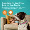 thumbnail image 6 of ZingZap Flea & Tick Collar 2-Pack Pink, Protects from Biting Insects, Adjustable Fits Both Dogs & Cats, Built-in Plant Based Formula, Slow-Release Lasting Protection, Waterproof, 6 of 6