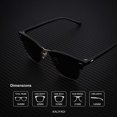 thumbnail image 4 of Polarized Sunglasses for Men and Women Semi-Rimless Frame Driving Sun glasses 100% UV Blocking, 4 of 6