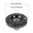 thumbnail image 1 of 10 x 63mm/8 x 63mm/10 x 80mm Graduated Handwheel with Angle Scale Bakelite Milling Handwheel Mechanical Parts, 1 of 6