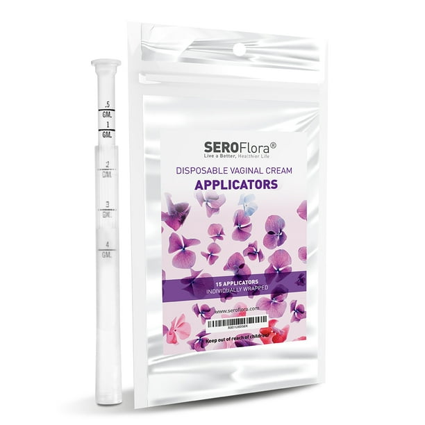 SEROFlora Vaginal Cream Applicators Fit threaded vaginal creams and