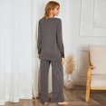 thumbnail image 3 of Nouveau Style Automne et Hiver Pyjama Décontracté en Coton à Manches Longues pour Femmes Noir TG, 3 of 7