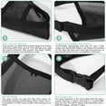 thumbnail image 5 of Nylon Dog Muzzle for Small Medium Dogs, Air Mesh Breathable and Drinkable Pet Muzzle for Anti-Biting Anti-Barking Licking (M,Black), 5 of 12
