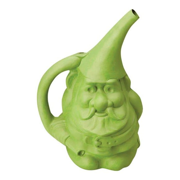 Novelty 7795438 1.5 gal Resin Gnute Gnome Watering Can, Green