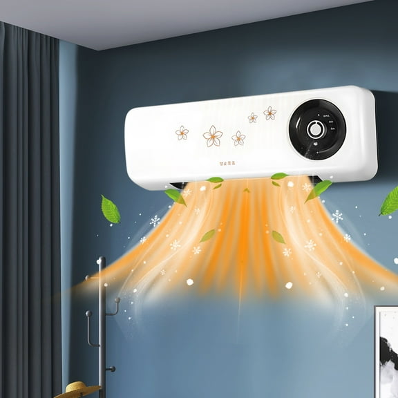 FYHALE 12,000 BTU Window Room Air Conditioner with 11,000 BTU Heating Capacity, AC Unit Heating Up to 550 Sq.Ft, Operates Quietly, White