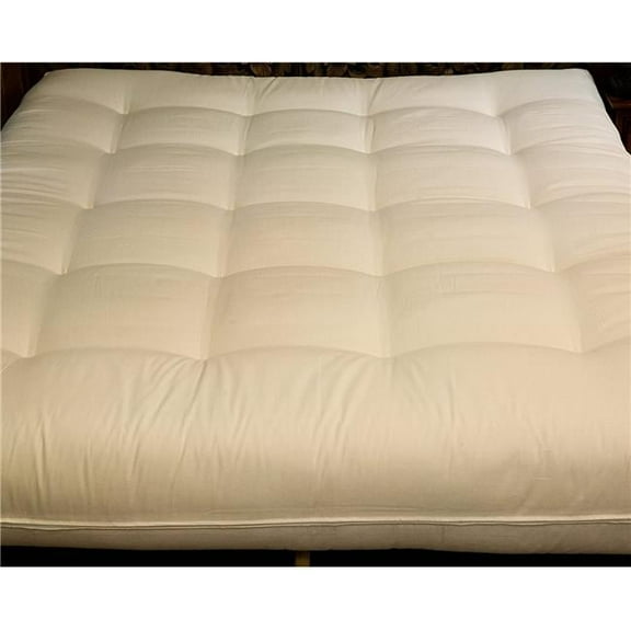 Naturally Sleeping CCF-03-F Full Size Deluxe with Wool Futon Mattress - Mattress Only