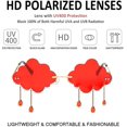 thumbnail image 3 of Ubiuo Rimless Cute Sunglasses For Women Trendy Vintage Creative 90s Sunglasses Funny Cloud Shaped Disco Glasses, 3 of 4