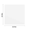thumbnail image 2 of 2ft x 2ft Smooth Ceiling Tiles - PVC Ceiling Panel 24 x 24in – Waterproof, Washable and Fire-Rated - High-Grade PVC to Prevent Breakage, White (12Pack), 2 of 7