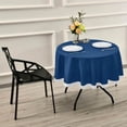 thumbnail image 7 of Coolnut 60" Solid Color Round Tablecloth, Waterproof Tablecloth Stain Resistant and Wrinkle Decorative Patio Table Cloths for Kitchen Dinning Room Party Home Garden Picnic, 7 of 7