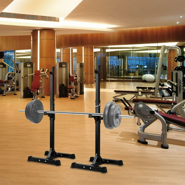 Ubesgoo 2pcs 41 66 Height Adjustable Squat Rack Solid Sturdy Steel Barbell Weight Stands With Safety Spotters For Strength Power Lifting Max Load 550lbs Walmart Com Ubesgoo 2pcs 41 66 Height Adjustable Squat Rack Solid Sturdy Steel Barbell Weight Stands With Safety Spotters For Strength Power Lifting Max Load 550lbs Walmart Com