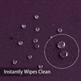 thumbnail image 2 of LAICAIW Nappe Rectangulaire 210 G/m2 - Nappe en Microfibre Résistante à l'Eau, Tissu Décoratif pour Table, pour Usage Extérieur et Intérieur (Violet, 60 x 60 Pouces), 2 of 7