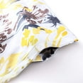 thumbnail image 3 of DriftAway Acacia Floral Blossom Watercolor Printed 100 Percent Blackout Thermal Insulated Window Curtain Valance Rod Pocket Single, 52" x 14" Plus 2" Header, Yellow, 3 of 6