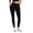 Yoga 75#Black, variant on WAYUTE Leggings for Women Tummy Control Casual Stretchy Fit Solid Color Trousers with Pockets for Sports Running