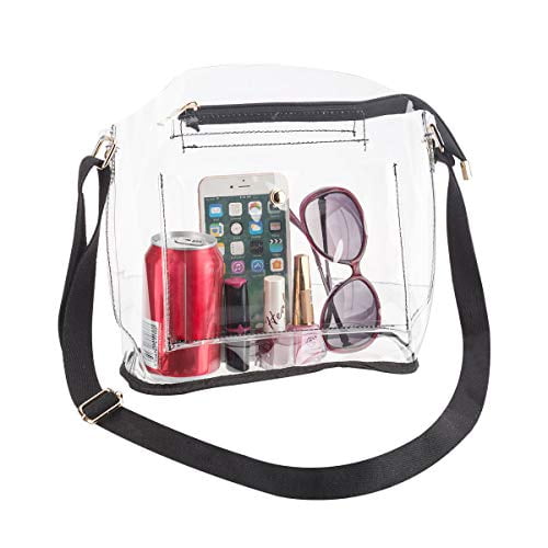 nfl approved clear crossbody bag