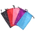 thumbnail image 1 of SHISUYAN 5pcs Drawstring Wedding Favor Gift Bags Eyeglasses Sunglasses Bag Jewelry Pouch (Random), 1 of 9