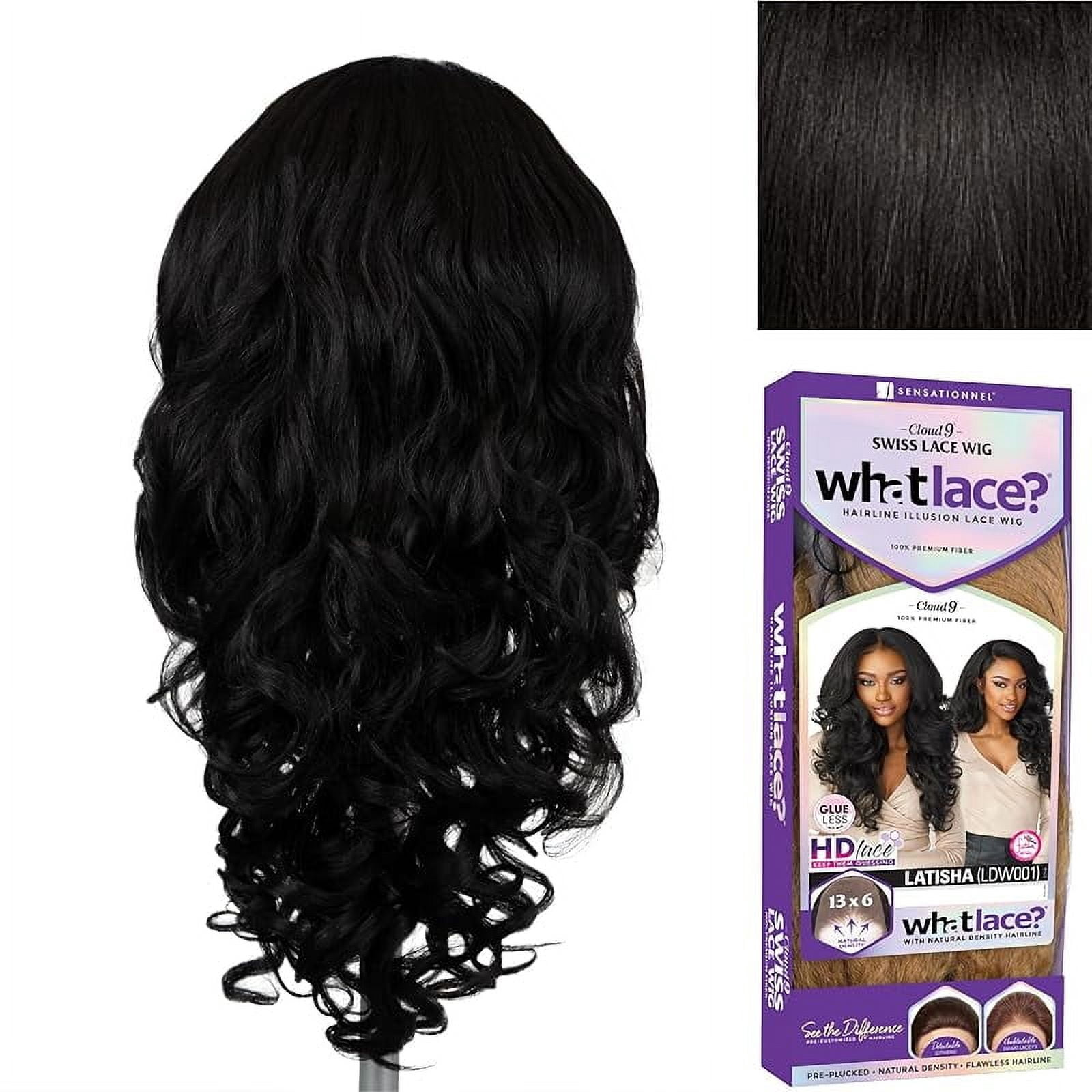 Sensationnel What lace 13x6 Wigs - latisha lacefrontal hand tied glueless synthetic with natural density preplucked hairline (FLAMBOYAGEAUBURN)