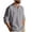 Gray, variant on IYTR Mens Shirt Solid Color Long Sleeve Pullover Basic Shirts Loose Fit Collared Beach T-Shirts (Army Green,M)