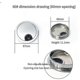 thumbnail image 3 of Desk Wire Hole Cover Computer Tidy Grommet Table Cable Outlet Port Surface Line Box Table Cable Hardware From Guanzai, 3 of 5