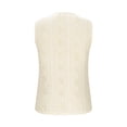 thumbnail image 5 of FDGIU Women's 2025 Summer V Neck Tank Tops - Sleeveless Flowy Blouse with Curved Hem, 5 of 6