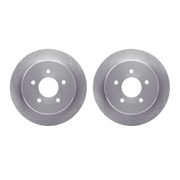 Dynamic Friction Company Rear Brake Rotors 6002-54128