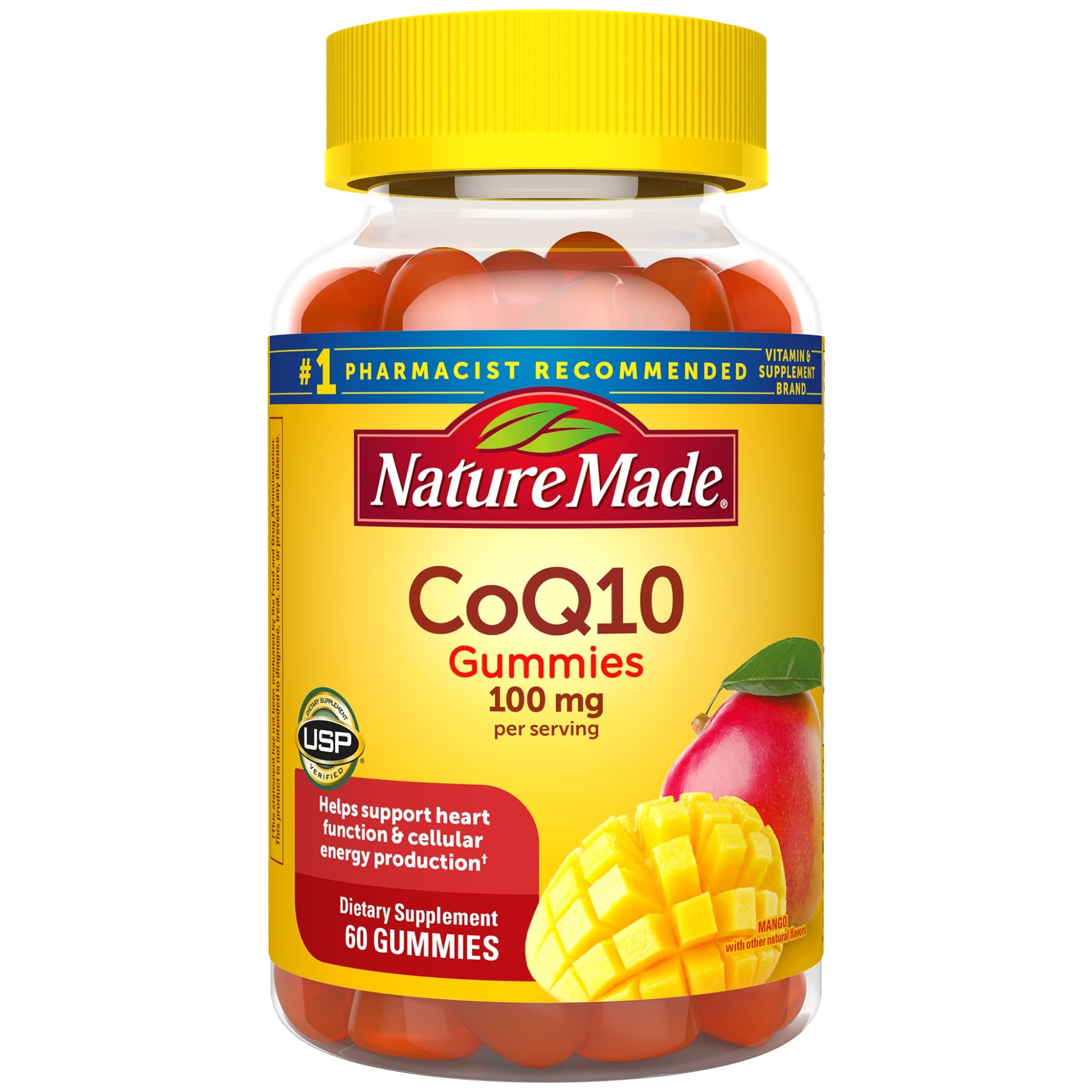 Nature Made CoQ10 100 mg Gummies, 60 Count