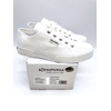 Superga Unisez 2630 COTU A3C Sneaker - White/ Gold, EUR 37 / Men 5 / WMN 6.5