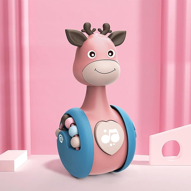 Regalo de Juguetes educativos perfke Juguetes de rompecabezas campana de juguete de muñeca Rosa A