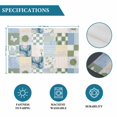 thumbnail image 6 of Spring Floral Checkered Placemats Set of 6, Sage Green Daisy Buffalo Plaid Placemats for Dining Table, Place Mats for Kitchen Tabletop, Waterproof Wipeable Dining Table Mats Set, 6 of 9