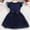 Navy, variant on lulshou Girls' Dresses Toddler Kids Girls Fashion Cute Solid Color Print Sleevedless Skirt Princess Dress Navy