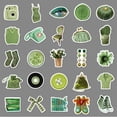 thumbnail image 3 of Pegatinas de plantas verdes estéticas, 50 Uds., pegatinas impermeables para ordenador portátil, calcomanías para botella de agua, ordenador portátil, monopatín, parachoques, 3 of 5