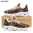 thumbnail image 1 of Zapatillas deportivas de malla con estampado tribal africano para mujer, cómodas, con plataforma y cordones, ligeras, para mujer, 1 of 6