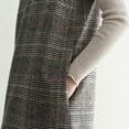 thumbnail image 2 of Taylonsss Womens Fall Winter Sleeveless V Neck Wool Vest Dress Unlined Casual Outwear, 2 of 9