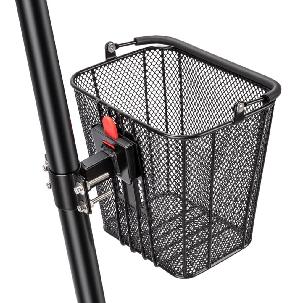 Yihuala Detachable Front Bike Basket Electric Bikes Storage Basket Cycling Wire Baskets for Road Bikes Travel