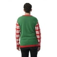 thumbnail image 3 of #followme Mens Ugly Christmas Sweater - Sweaters for Men 6774-10195-S (Green - Santa Sees You, XX-Large), 3 of 3