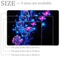 thumbnail image 2 of PhooArto Glowing Rose Butterfly Decorative Doormat, 31x20in Non-Skid Rectangular Floor Mat Switch Mat Area Rug for Indoor Outdoor Home Garden, 2 of 8
