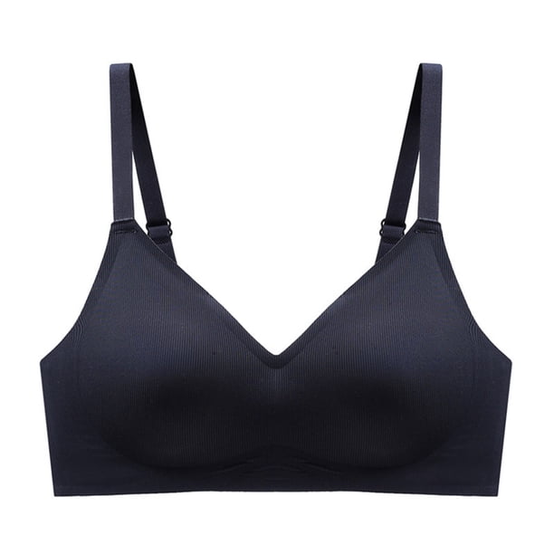Brasieres de Mujer Sujetador sin Costuras para Mujer con Pequeño Push up y Soporte Suave Secundario sin Aros Grande