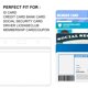 thumbnail image 5 of Protector De Tarjeta, Soporte De Tarjeta De Registro, Protector De Tarjeta Transparente Para Tarjeta, Documento, Foto, Vale10 Uds. Inevent EL015957-00, 5 of 5