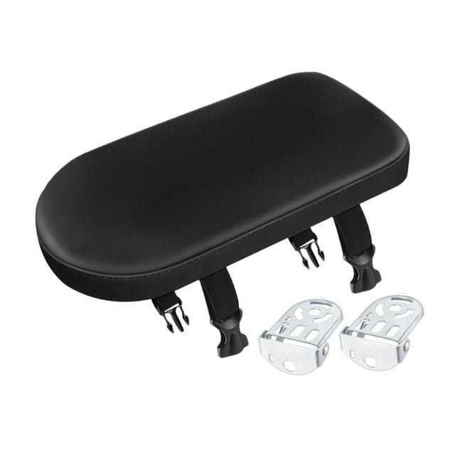 koolsoo Bicycle Rear Seat Cushion Lightweight 30x15x3.5cm Simple Assembly Waterproof Black